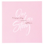 Goldbuch trouwalbum Our Love Story roze - fotoboek