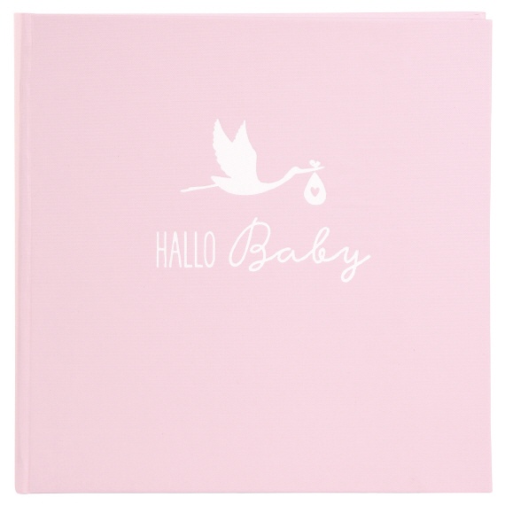 Goldbuch Babyalbum Hallo Baby roze als fotoboekje