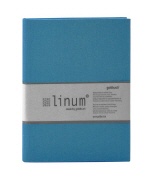 Linum gastenboek 918 turquoise A5