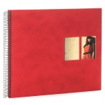 Spiraalalbum ROSSO venster - middel