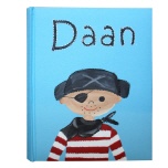 Fotoalbum 30/31 blauw met een piraat