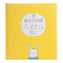 Goldbuch babyalbum Welcome Little One geel als fot