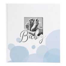 Goldbuch babyalbum Bubbles blauw als fotoboek