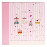 Turnowsky babyalbum Animal Train roze