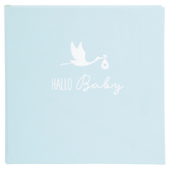 Goldbuch Babyalbum Hallo Baby blauw als fotoboekje