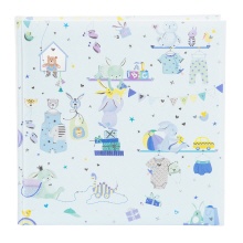 Turnowsky babyalbum Wonderland blauw als fotoboek