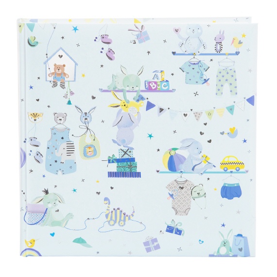 Turnowsky babyalbum Wonderland blauw als fotoboek