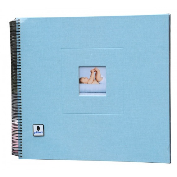 Goldbuch baby spiraalalbum Babylove blauw