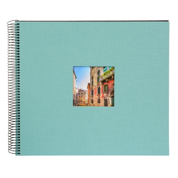 Goldbuch spiraalalbum Bella Vista aqua blauw