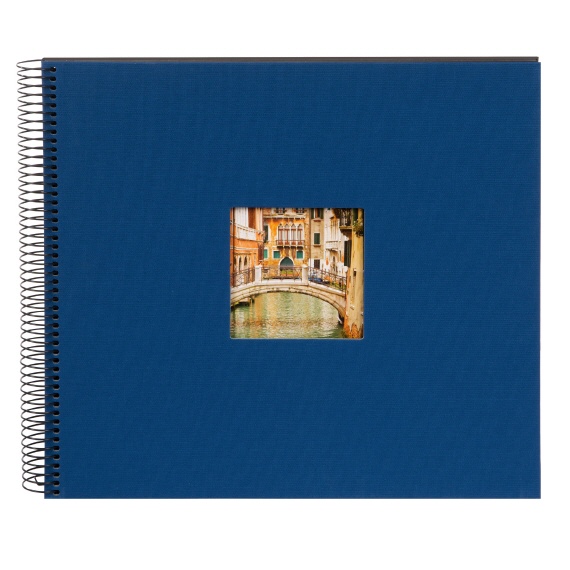 Goldbuch spiraalalbum Bella Vista blauw