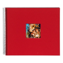 Goldbuch spiraalalbum Bella Vista rood
