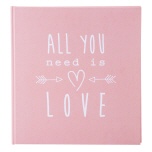Goldbuch fotoalbum All you need roze
