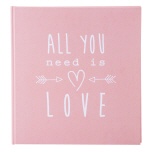 Goldbuch fotoalbum All you need roze