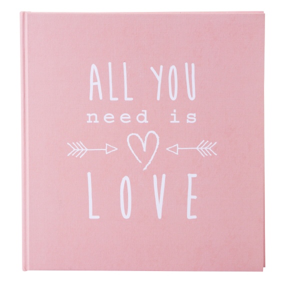 Goldbuch fotoalbum All you need roze als fotoboek