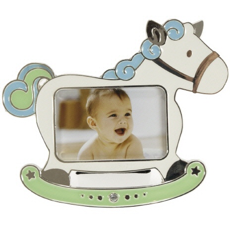 Goldbuch baby fotolijst Paard blauw