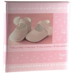 Goldbuch babyalbum Babyshoes roze