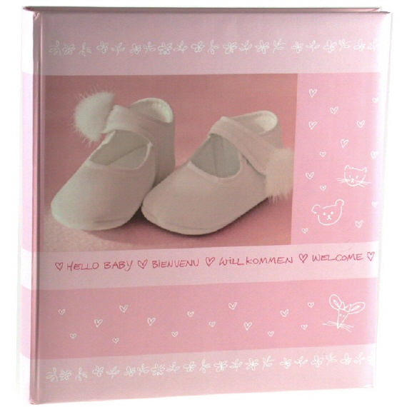 Goldbuch babyalbum Babyshoes roze fotoboek