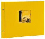 Schroefalbum Bella Vista geel - groot