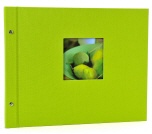 Schroefalbum Bella Vista groen/wit - groot
