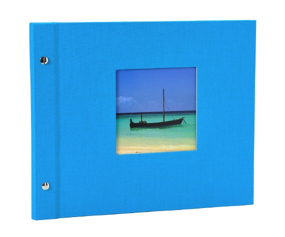 Goldbuch schroefalbum Bella Vista turquoise/wit kl