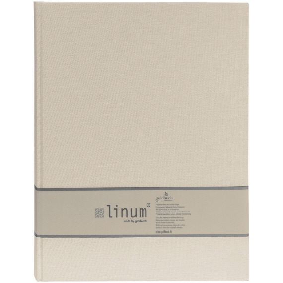 Linum gastenboek 931 beige A5