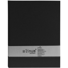 Linum gastenboek 934 zwart A5