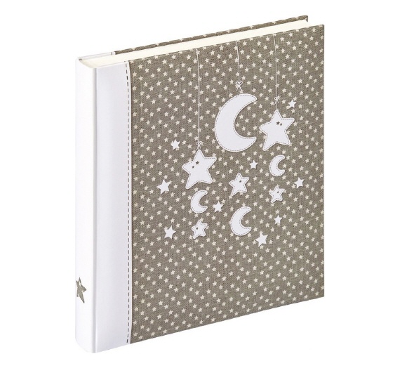 Walther Design babyalbum Stars & Moon beige